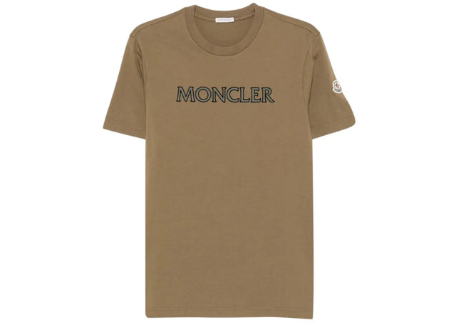 Moncler Moncler Logo Ss T-shirt Deep Yellow Olive