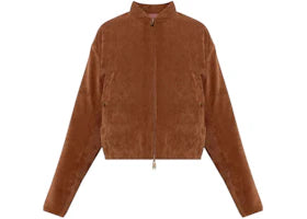 Moncler Women's Blageon Bomber Jacket Brown - vue 360