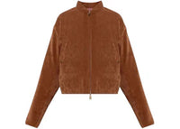 Moncler Women's Blageon Bomber Jacket Brown