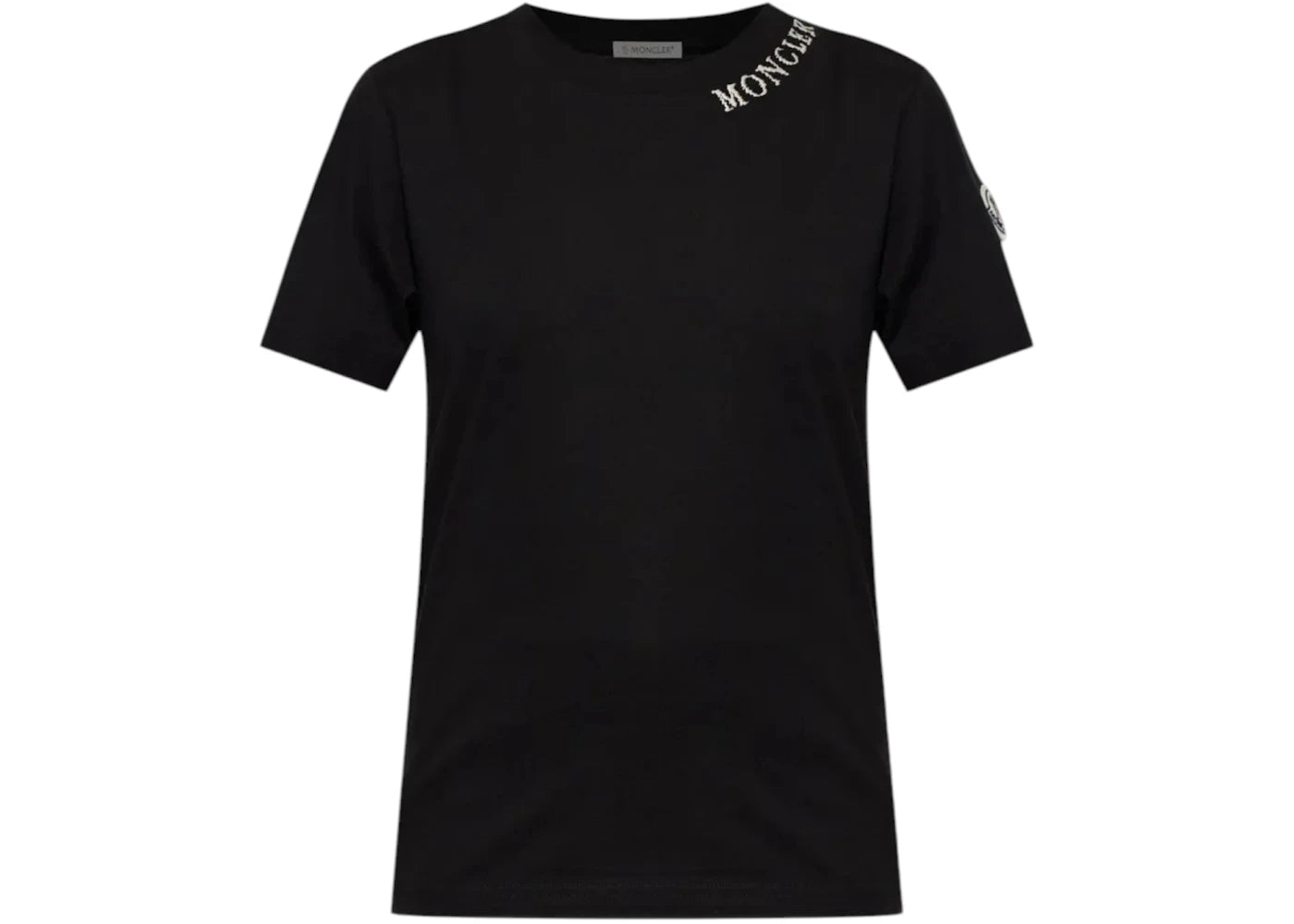 Moncler Women's SS T-shirt Black - vue secondaire A