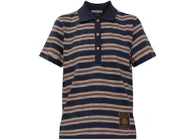 Moncler Women's Ss F75 BROWN & Polo Blue - vue 360