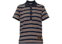Moncler Women's Ss F75 BROWN & Polo Blue