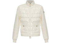 Moncler Women's Zip Up Cardigan White