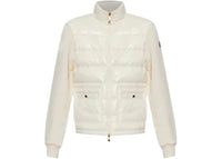 Moncler Women's Zip Up Cardigan White