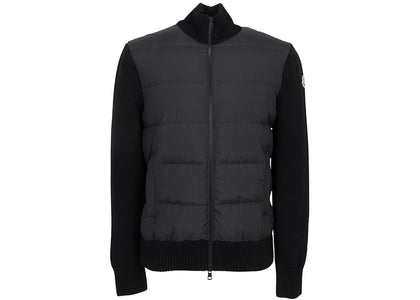 Moncler Zip Up Cardigan Black - product view 2