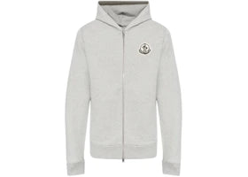 Moncler Zip Up Cardigan Gray