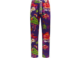 Moncler x Palm Angels Hawaiian Print Trousers Purple Multi Print