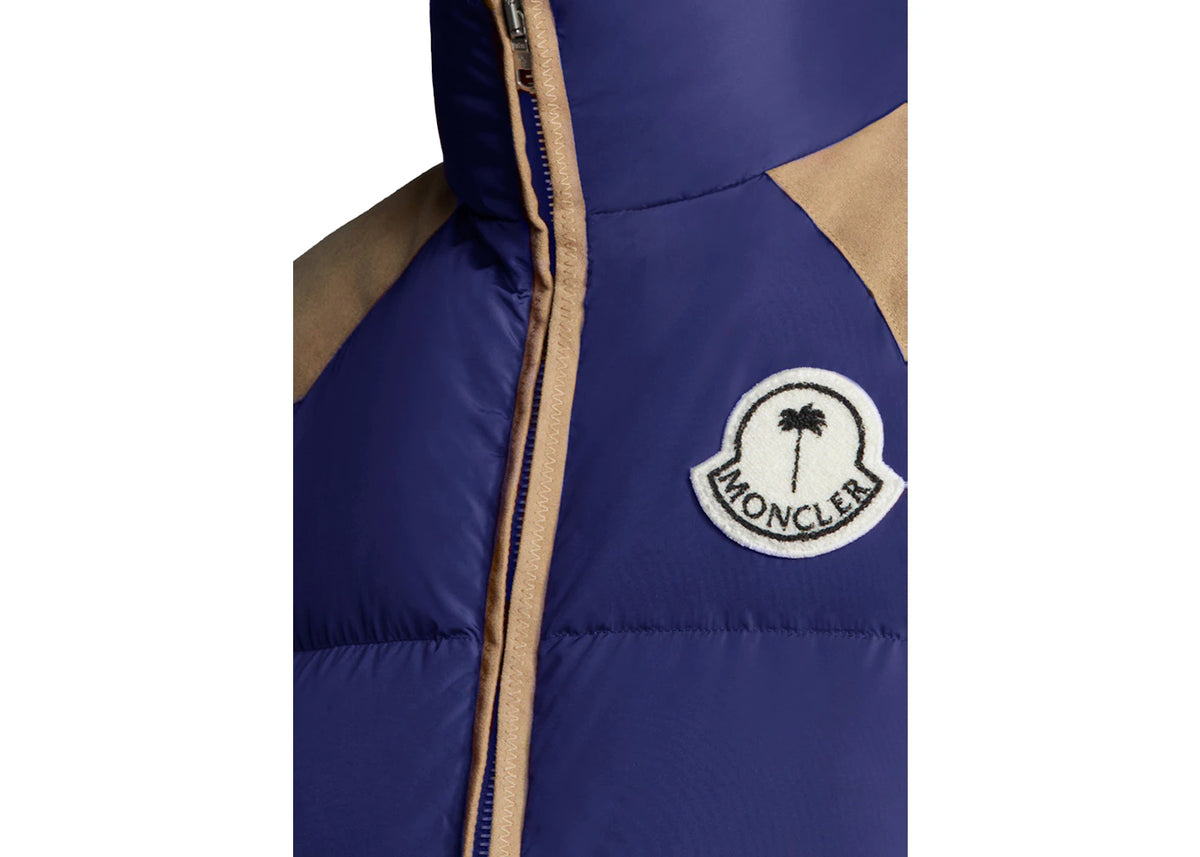 Moncler x Palm Angels Kamakou Vest Night Blue - vue secondaire B