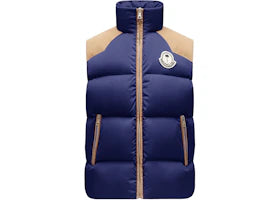 Moncler x Palm Angels Kamakou Vest Night Blue - vue 360