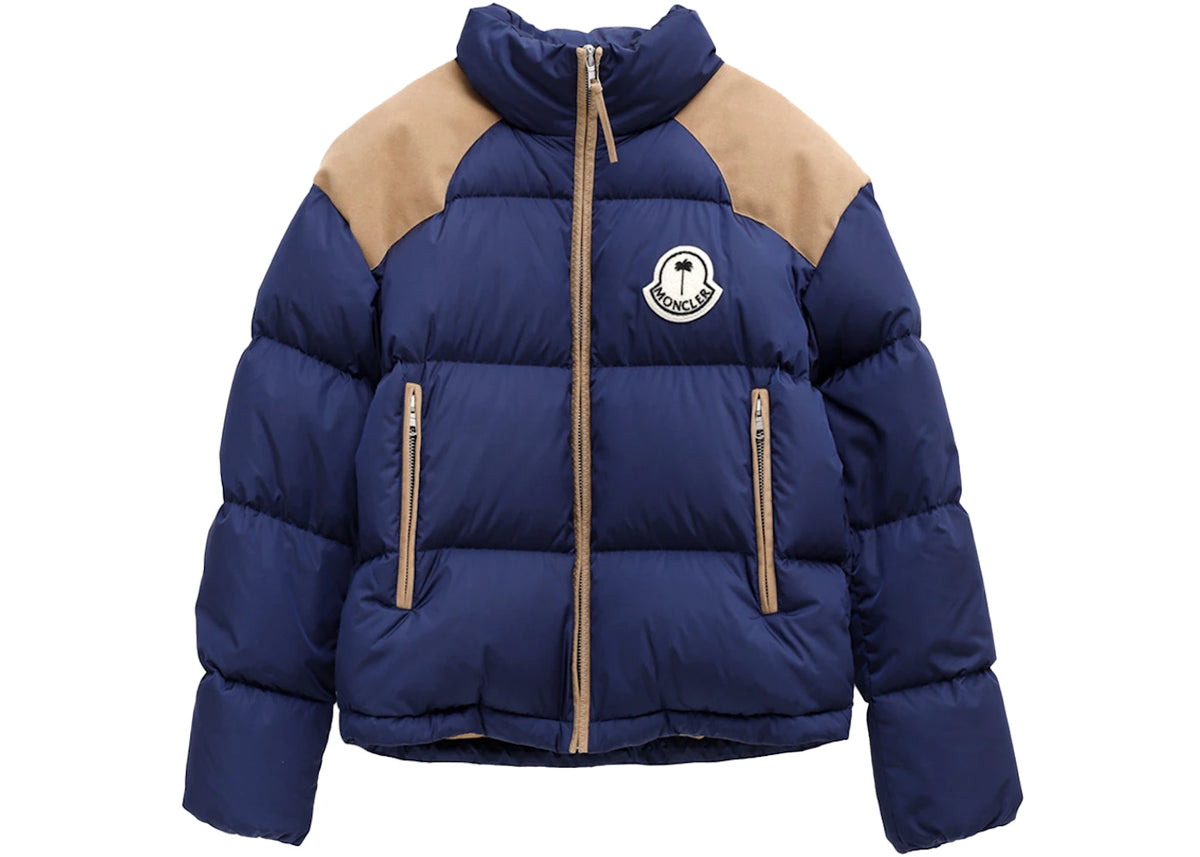 Moncler x Palm Angels Kelsey Jacket Blue Beige - vue secondaire A