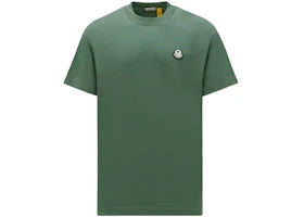 Moncler x Palm Angels Logo Patch T-Shirt Green - authentic Moncler apparel