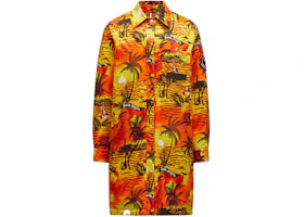 Moncler x Palm Angels Tallac Long Overshirt Orange