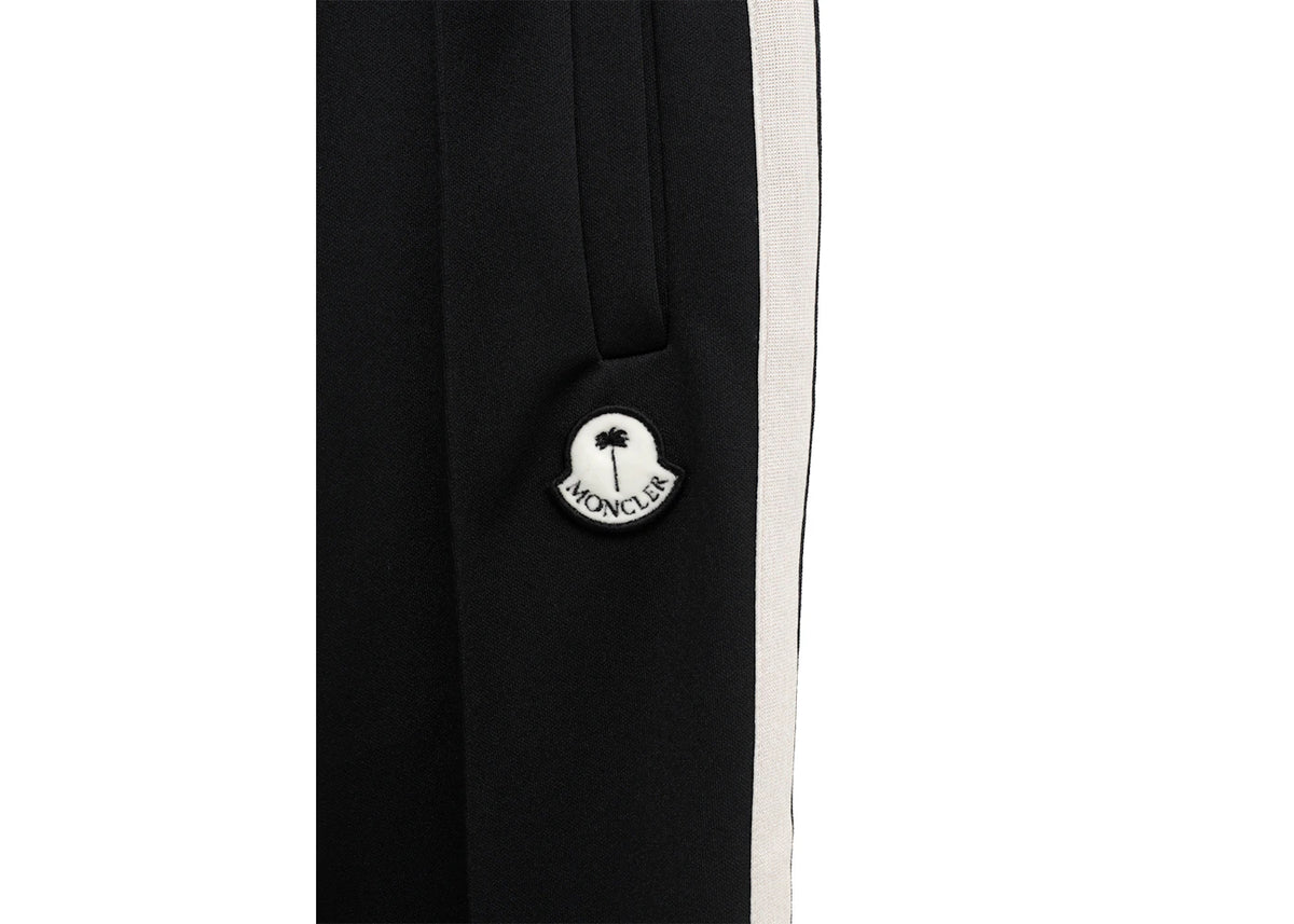 Moncler x Palm Angels Track Pants Black White - vue secondaire B