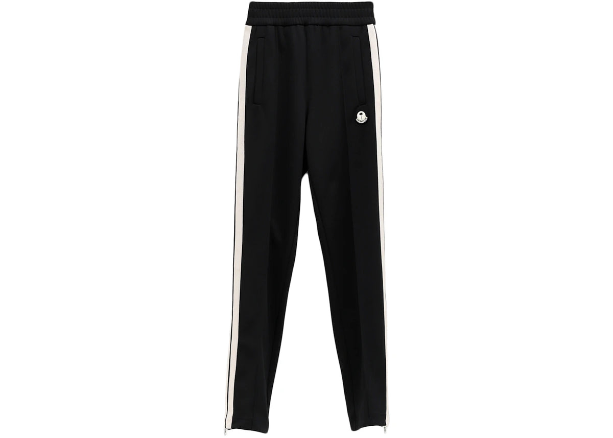 Moncler x Palm Angels Track Pants Black White - vue secondaire A