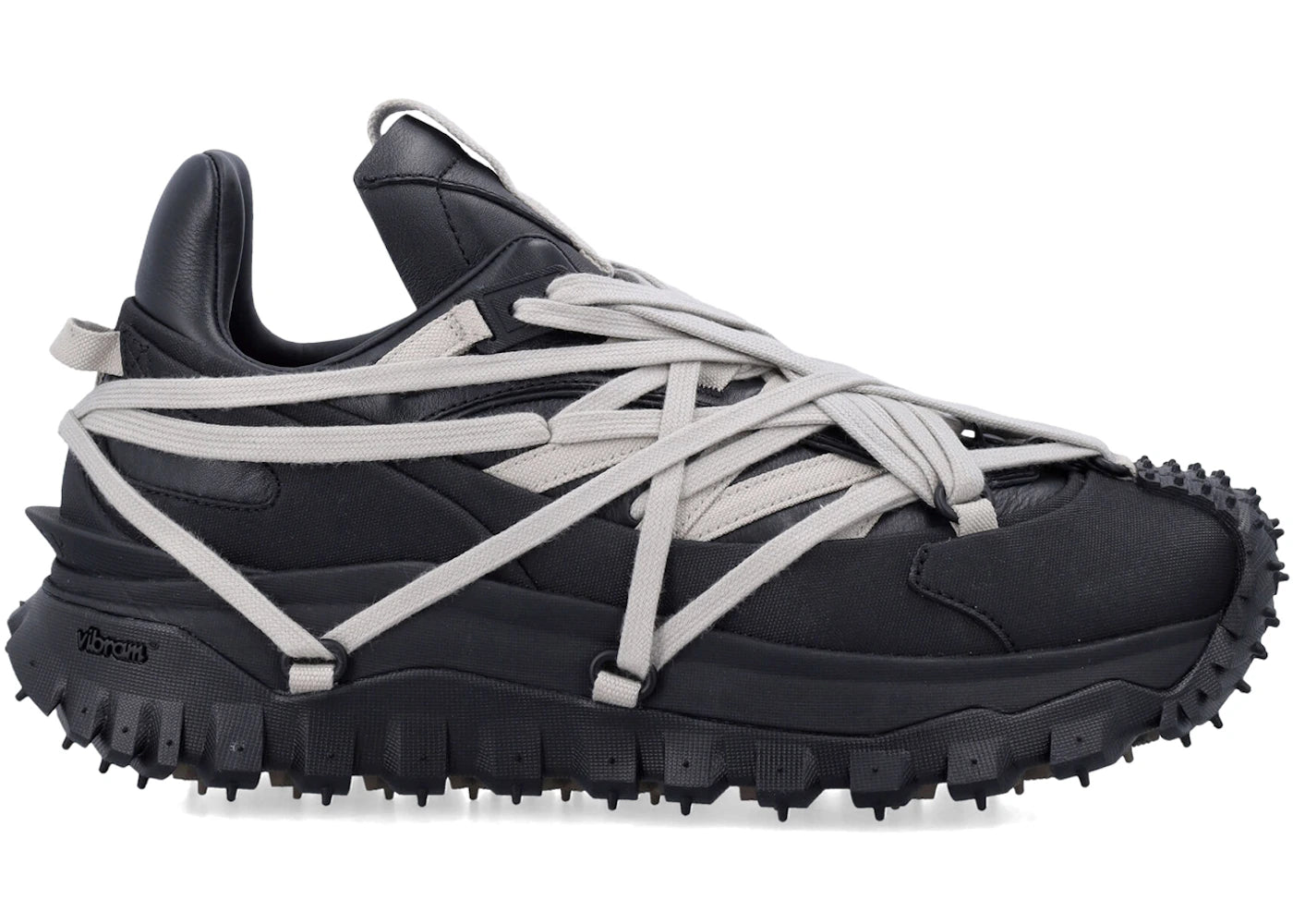Moncler x Rick Owens Trailgrip Megalace Black - vue 360
