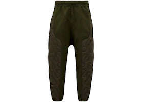 Moncler x Salehe Bembury Padded Pants Dark Green - vue 360