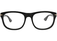 Montblanc Square-Frame Recycled Acetate Optical Frames Black Black Transparent (MB0306O-30014592-005)