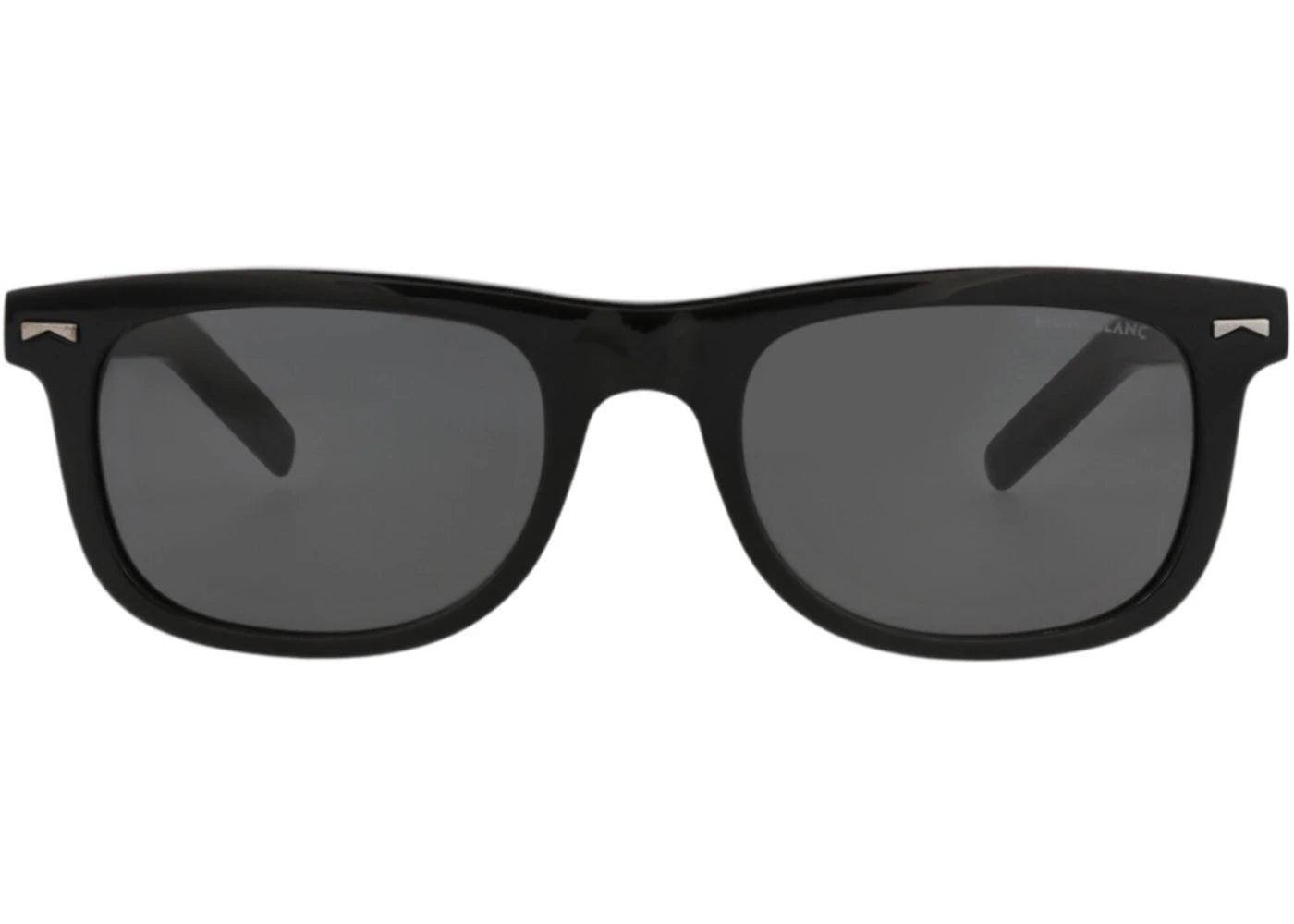 Montblanc Square-Frame Recycled Acetate Sunglasses Black Black Smoke (MB0260S-30014171-001) - vue 360
