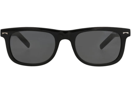 Montblanc Square-Frame Recycled Acetate Sunglasses Black Black Smoke (MB0260S-30014171-001) - authentic Montblanc product