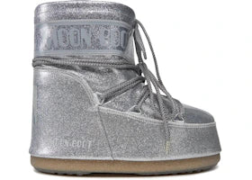 Moon Boot Icon Glitter Low Boot Silver - vue 360