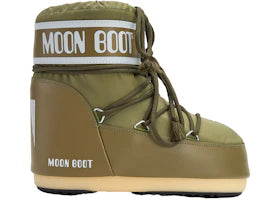 Moon Boot Icon Low Nylon Boot Khaki