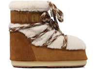 Moon Boot Icon Shearling Low Boot Whisky Off White