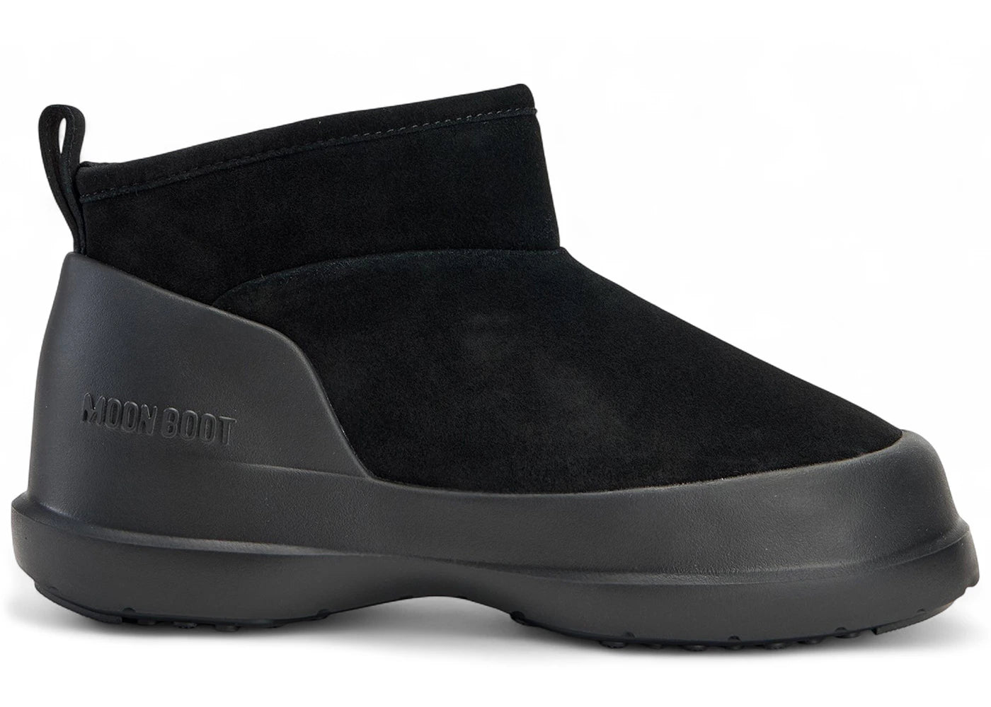 Moon Boot Luna Low Boot Suede Black (Women's) - vue 360