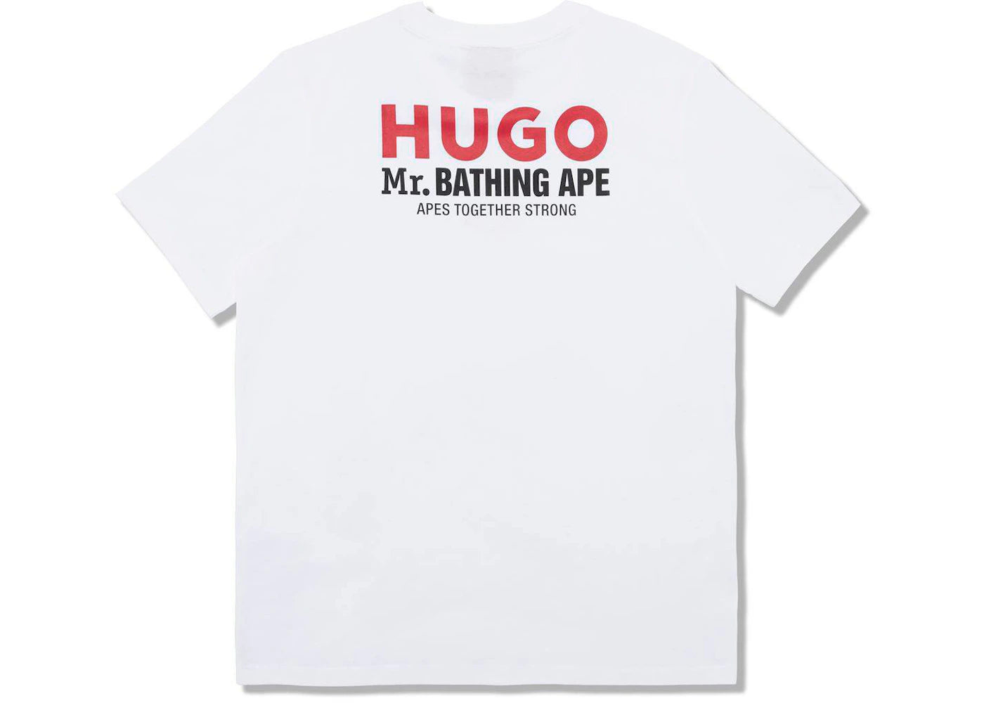 BAPE x Hugo Logo Tee White - vue secondaire A