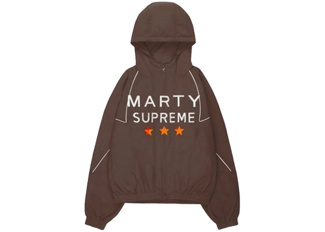 NAHMIAS x Marty Supreme A24 Classic Warm Up Jacket Brown