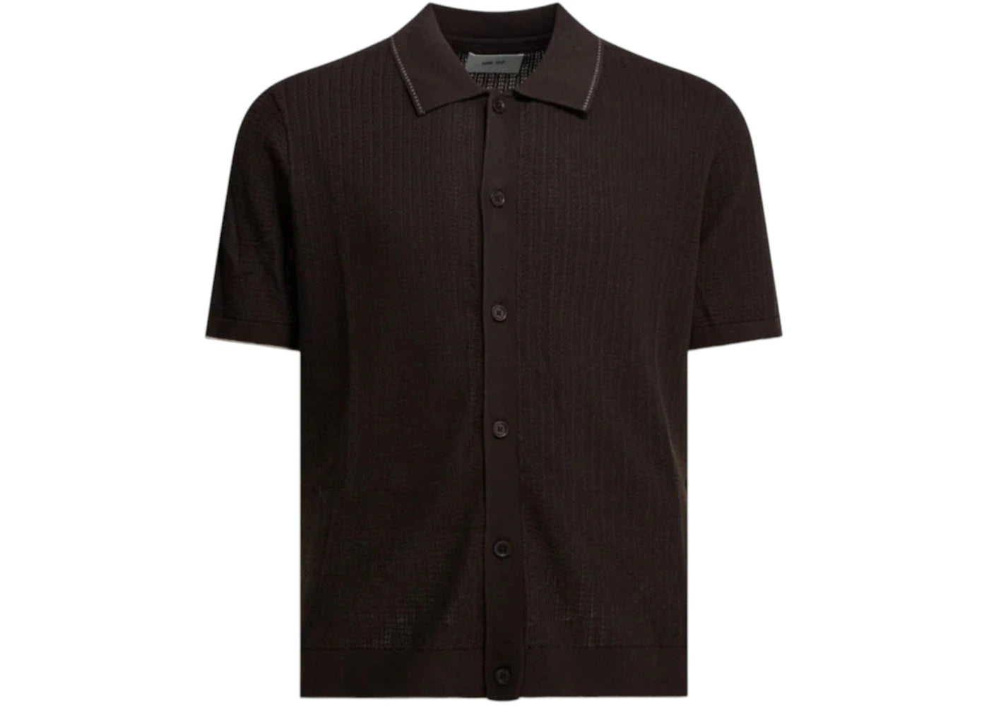 NN.07 Nalo Polo Sweater Brown - vue secondaire A