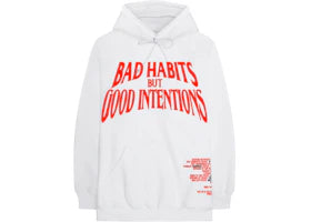 Nav x Vlone Bad Habits Hoodie White