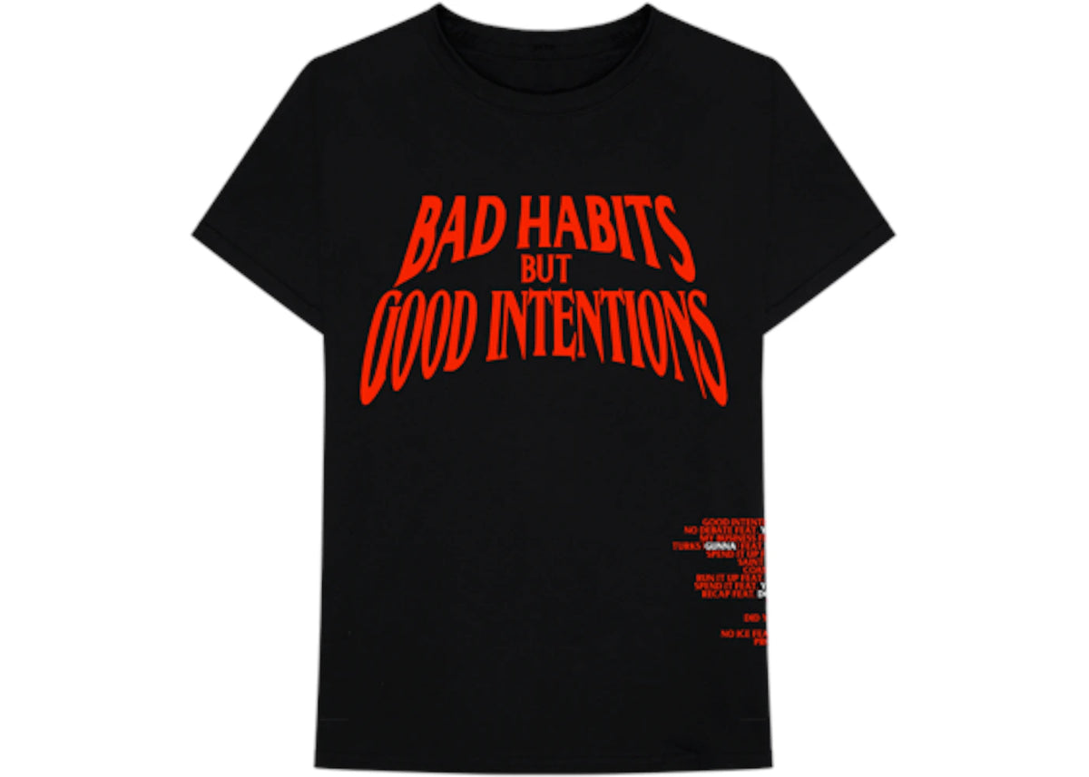 Nav x Vlone Bad Habits Tee Black - vue 360