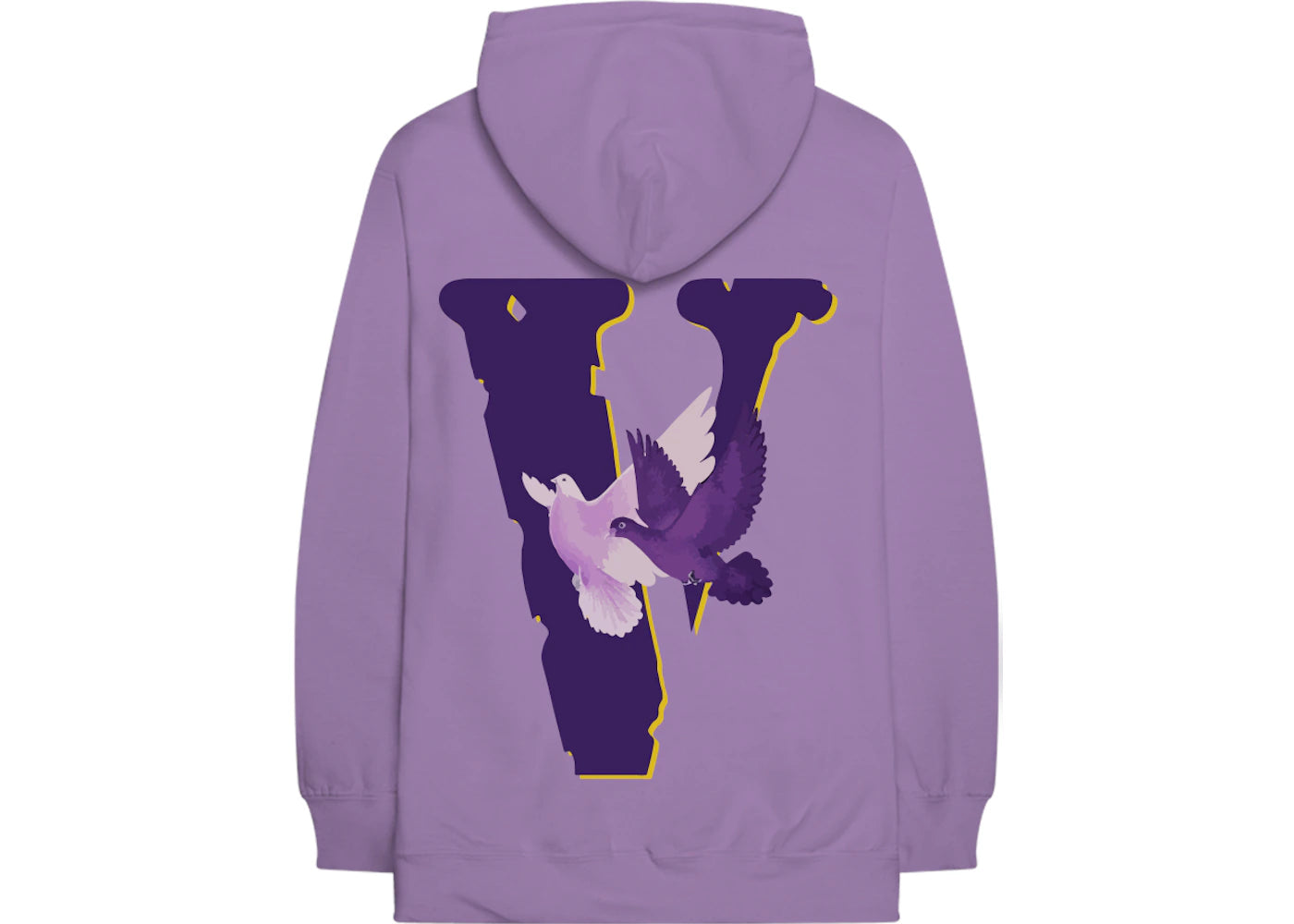 Nav x Vlone Doves Hoodie Purple - vue 360