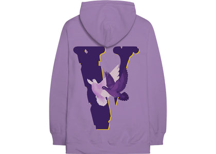 Nav x Vlone Doves Hoodie Purple - authentic Nav apparel