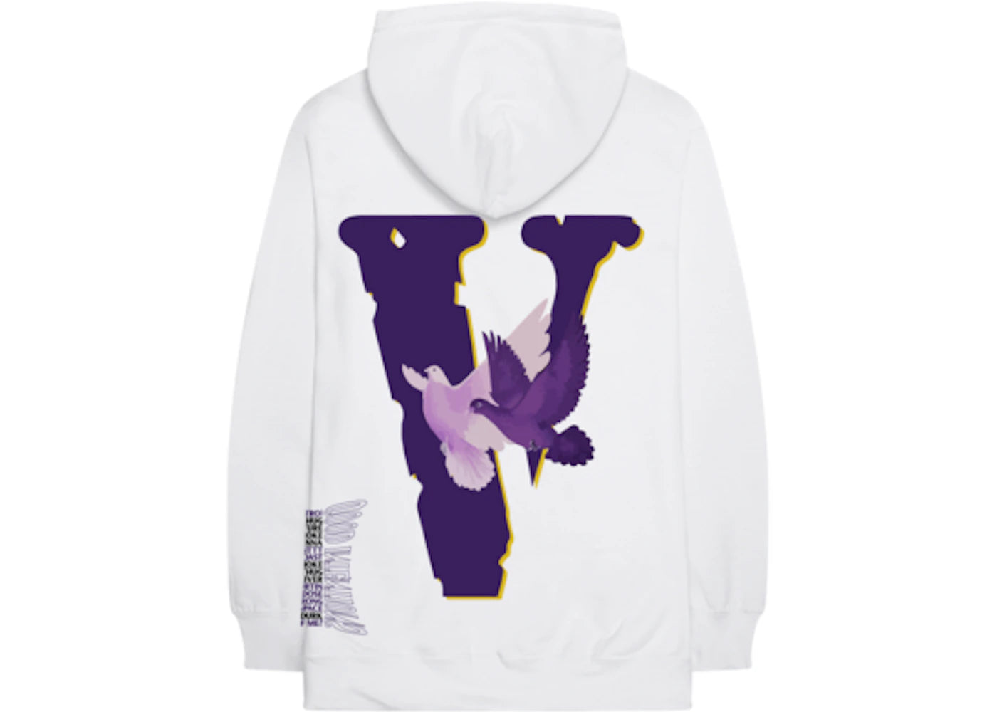Nav x Vlone Doves Hoodie White - vue secondaire B
