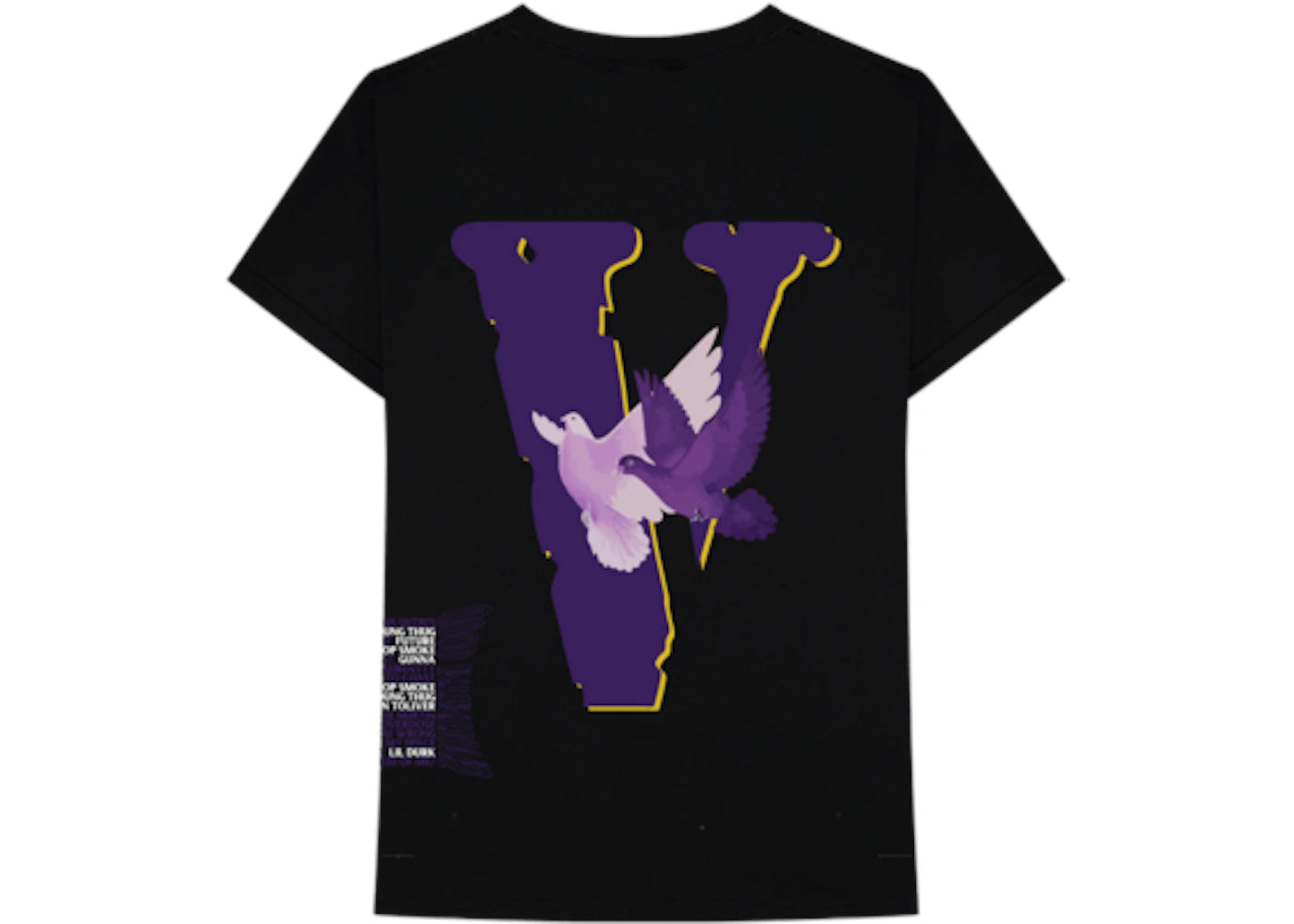 Nav x Vlone Doves Tee Black - vue secondaire B