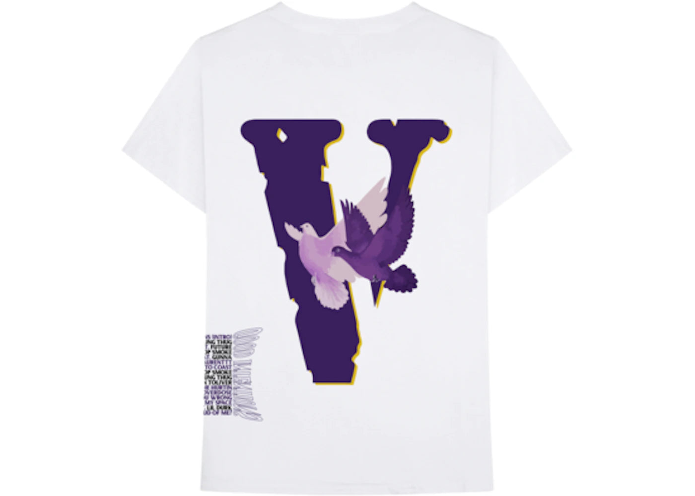 Nav x Vlone Doves Tee White - vue secondaire B