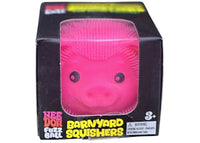 NeeDoh Barnyard Squisher Squishy Fidget Toy Pink