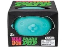 NeeDoh Funky Pup Squishy Fidget Toy Blue - vue 360
