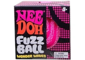 NeeDoh Fuzz Ball Wonder Waves Squishy Fidget Toy Pink - authentic NeeDoh product