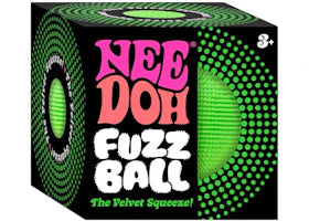 NeeDoh Fuzzball Squishy Fidget Toy Green - vue 360