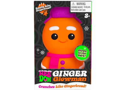NeeDoh Ginger Glowman Squishy Fidget Toy - authentic NeeDoh product