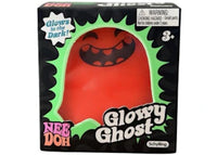 NeeDoh Glowy Ghost Squishy Fidget Toy (Random Facial Expression) Orange