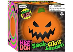 NeeDoh Jack Glow Lantern Squishy Fidget Toy - vue 360