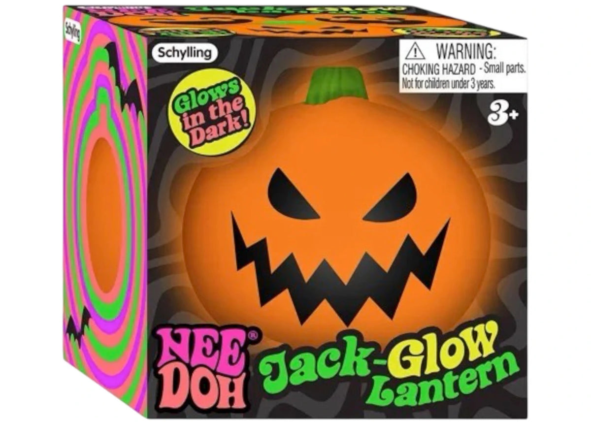 NeeDoh Jack Glow Lantern Squishy Fidget Toy - vue secondaire A