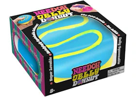 NeeDoh Jelly Dohnut Squishy Fidget Toy Blue (Random Sprinkles) - vue 360