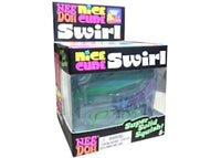 NeeDoh Nice Cube Swirl Super Squeeze! Green/Purple/Blue