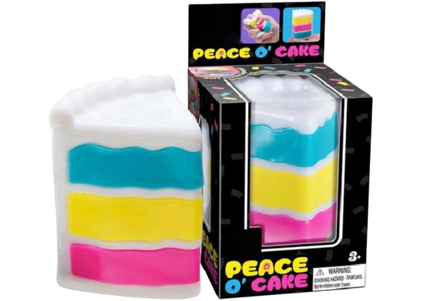 NeeDoh Peace O’ Cake Squishy Fidget Toy - vue 360