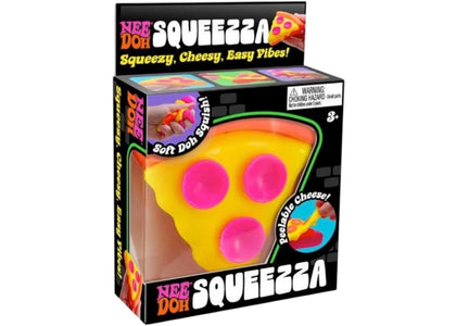NeeDoh Squeezza Pizza Squishy Fidget Toy Orange Crust - product view 2
