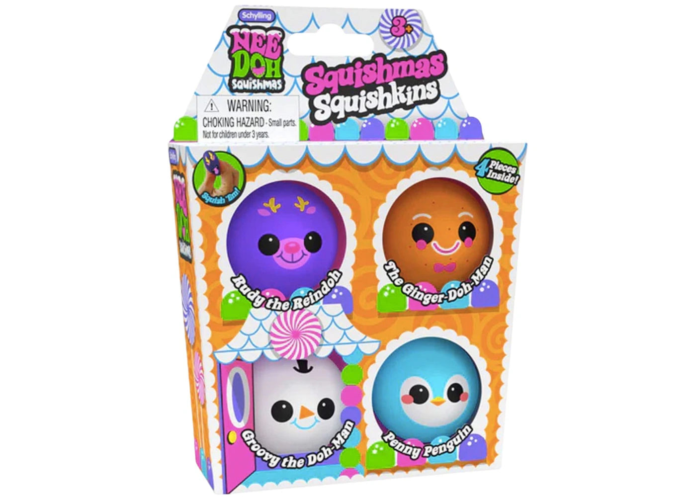 NeeDoh Squishmas Squishkins Squishy Fidget Toy - vue 360